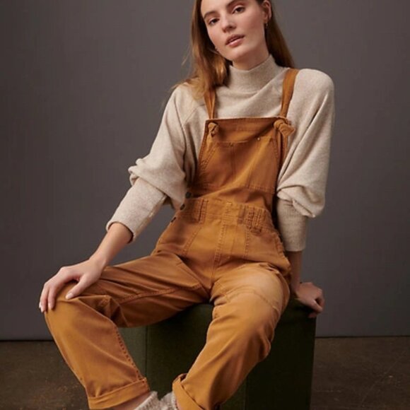 Anthropologie Pilcro The Wanderer Relaxed Overalls Size 25 regular - Picture 1 of 9